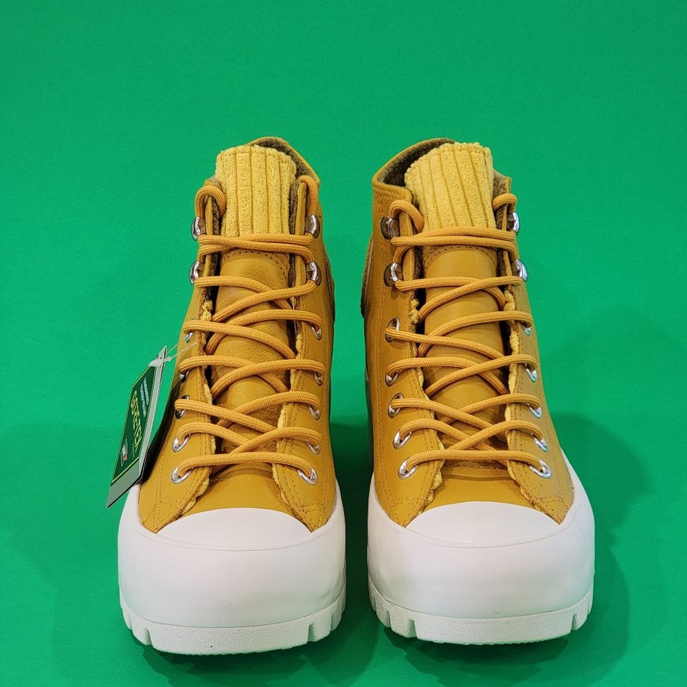 Converse CTAS Gore-Tex Waterproof Lugged Leather ‘Gold Dart’ Boots 565005C NWT - Picture 6 of 6